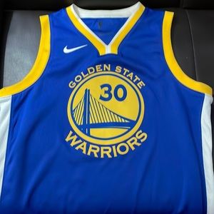 Blue Nike Stephen Curry jersey